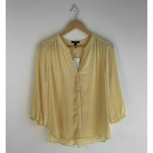 Eileen Fisher 3/4 Sleeve Button Down Blouse